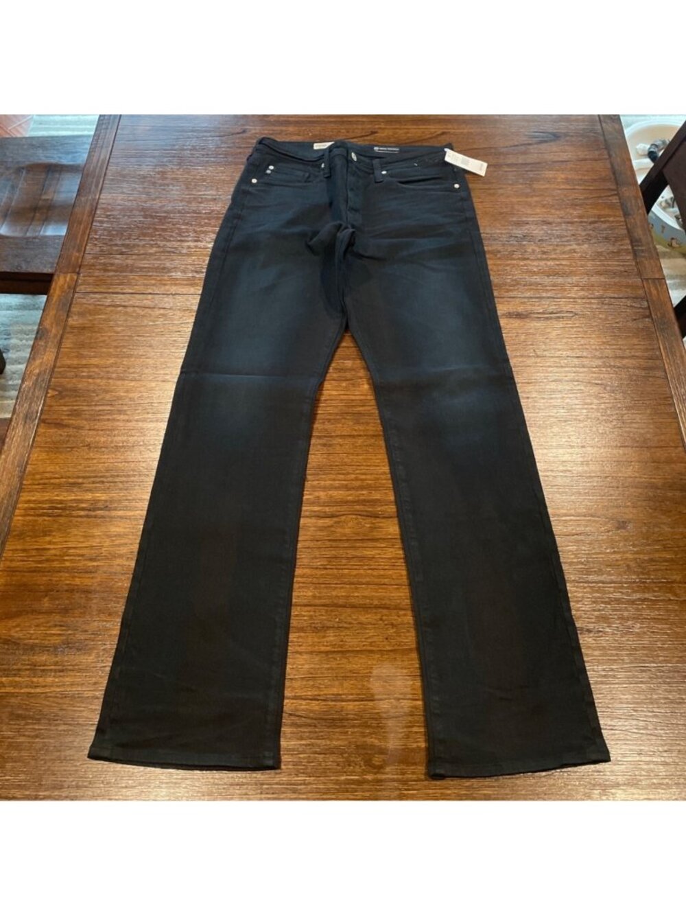 AG Protege Straight Leg Jean Mens 32x33 Dark Navy Stretch Denim Sample Classic